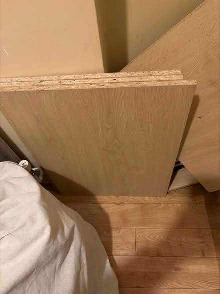 Photo of free Long piece of oak veneer board and three smaller pieces (Poplars SG2) #2