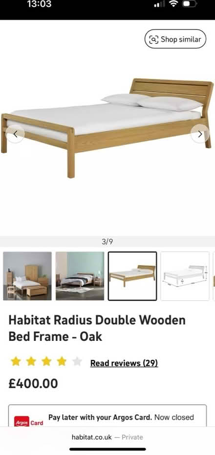 Photo of free Habitat Radius Bed-double (Harborne B17) #1