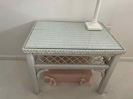 Photo of free full size bed and night stand (Quincy Crown Colony) #4