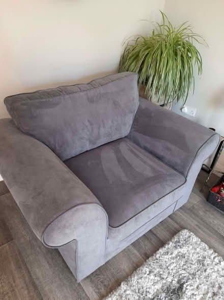 Photo of free Charcoal grey large armchair (Buckshaw Village PR7) #2