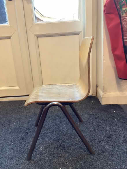 Photo of free vintage wooden childrens chairs x 3 (Surbiton KT6) #3