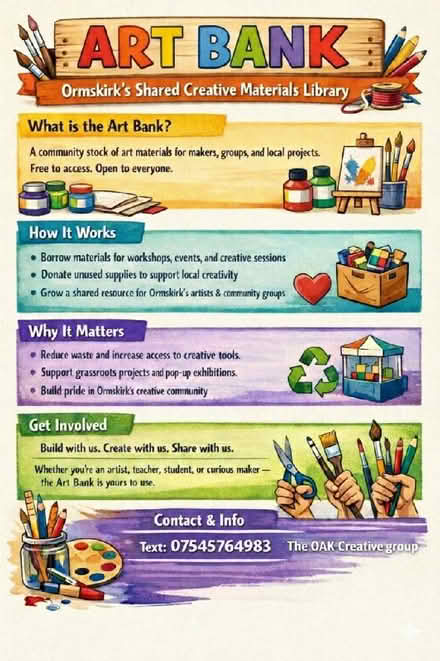 Photo of Art materials (Aughton Park L39) #1