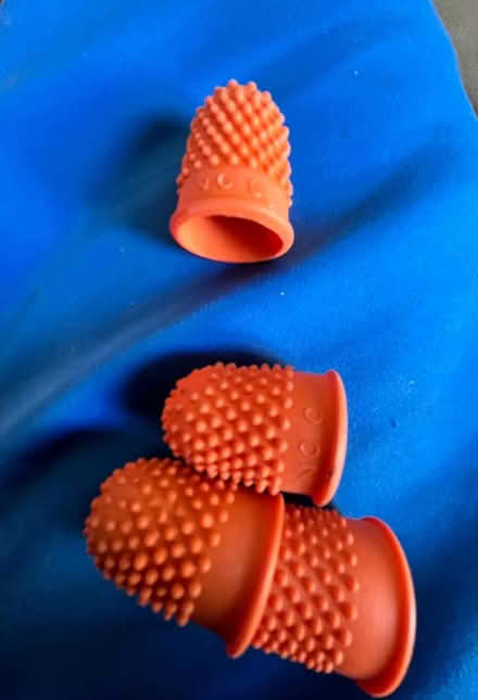 Photo of free Four rubber thimblettes (Cm12 9pp) #2