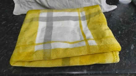Photo of free Yellow check blanket (Rose Hill OX4) #2