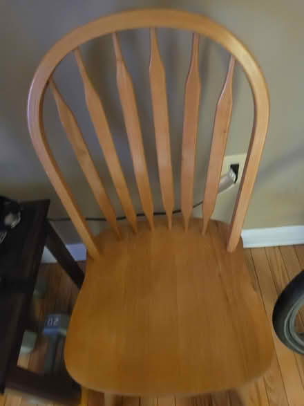 Photo of free Round Wood Table with 4 chairs (Glover Park) #3
