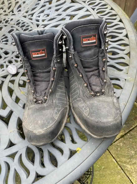Photo of free Work boots size 12 (Backworth NE27) #1