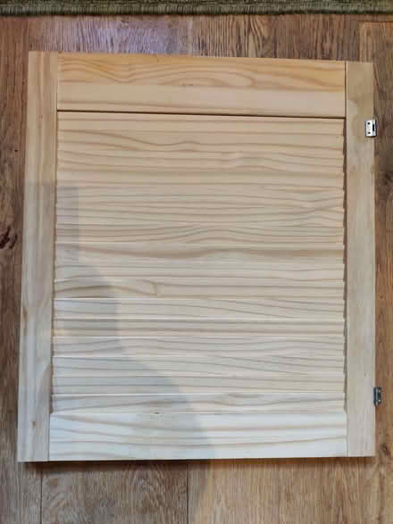 Photo of free Pine louvre cupboard doors (Meersbrook S8) #1