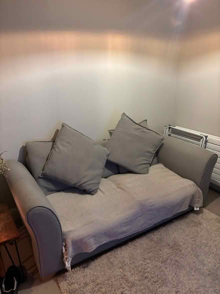 Photo of free Grey sofa bed (Wandsworth SW18) #1