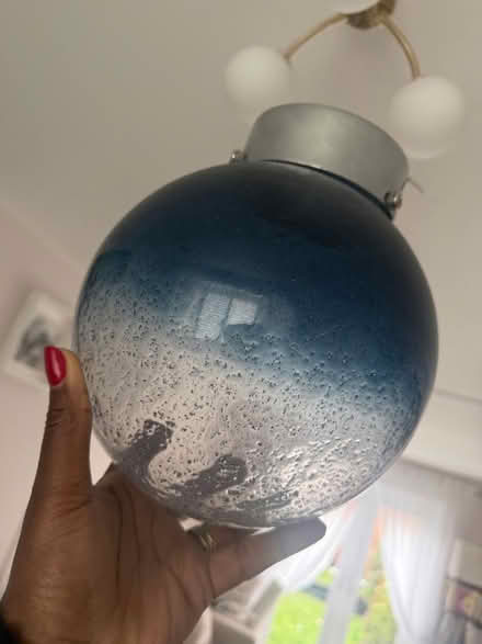 Photo of free Dark blue lamp shades glass (Tyburn B24) #1