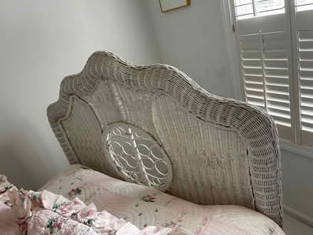 Photo of free full size bed and night stand (Quincy Crown Colony) #2