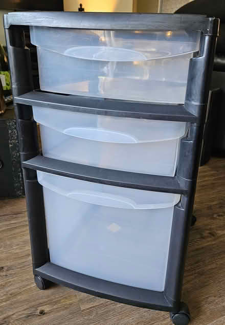 Photo of free Plastic Mobile File Cabinet (S. Mary Ave, Sunnyvale) #2