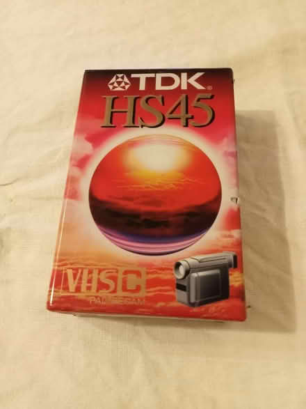 Photo of free Blank VHSC HS45 PAL SECAM video cassette new unopened (Kempston MK42) #1