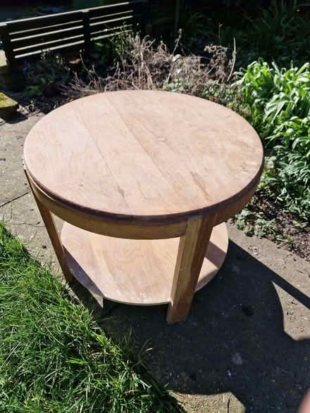 Photo of free Circular wooden table (Old Town HP2) #2