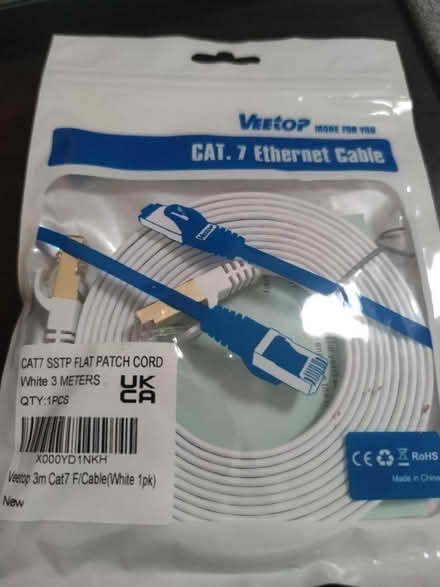 Photo of free CAT.7 Ethernet Cable (St Ann's NG3) #1