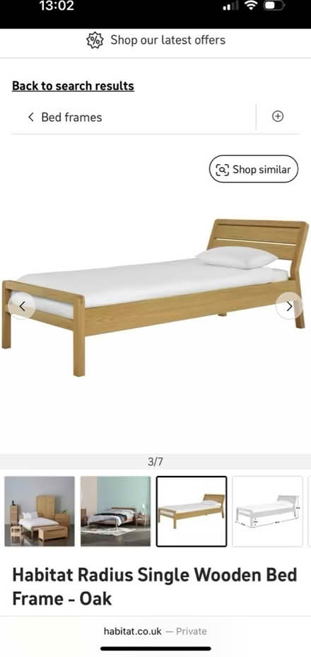 Photo of free Habitat Radius bed-single (Harborne B17) #2