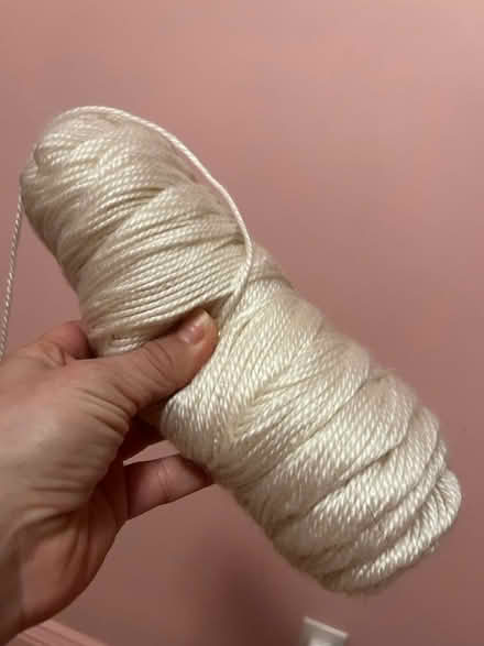 Photo of free Cream colored yarn (Winter Hill) #1
