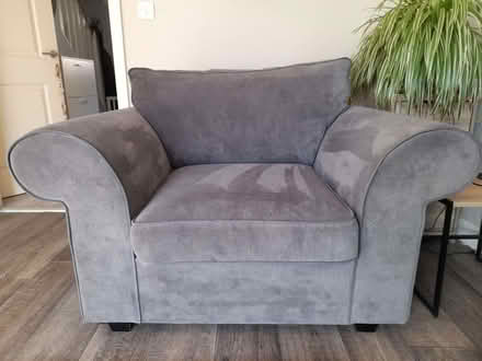 Photo of free Charcoal grey large armchair (Buckshaw Village PR7) #1