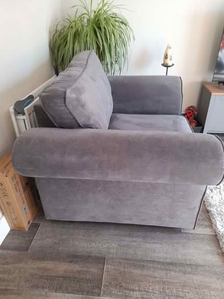 Photo of free Charcoal grey large armchair (Buckshaw Village PR7) #3