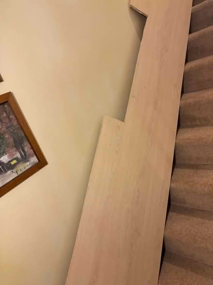 Photo of free Long piece of oak veneer board and three smaller pieces (Poplars SG2) #1