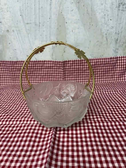 Photo of free Frosted Glass Rose Bowl (Belmont, MA) #1