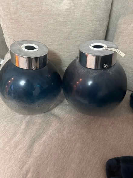 Photo of free Dark blue lamp shades glass (Tyburn B24) #3