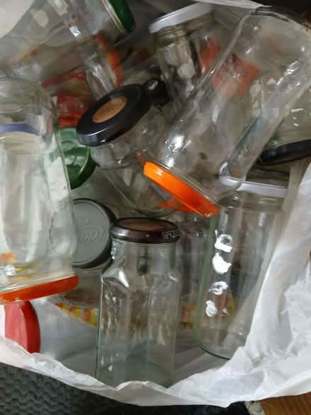 Photo of free Large bag of empty jars (Little Chester DE1) #1