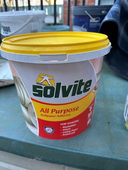 Photo of free Wallpaper adhesive (Hillsborough S6) #1