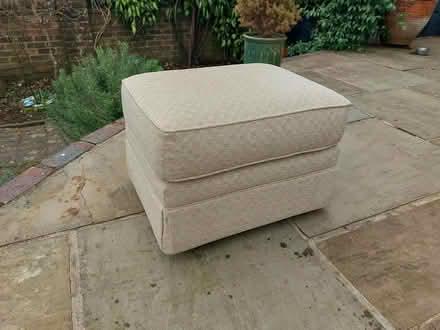 Photo of free Upholstered foot stool (Sheet GU32) #1