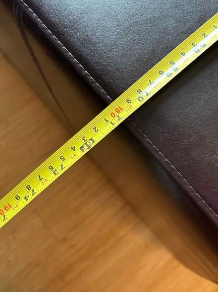 Photo of free Brown leather bed sofa (Princes Risborough HP27) #2