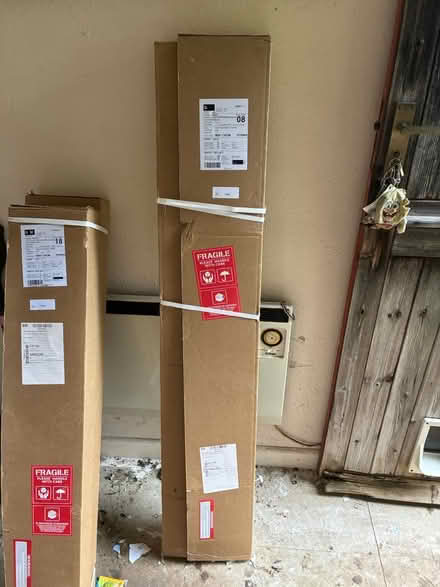 Photo of free 3 sets of slatted blinds - white (Doddinghurst CM15) #1