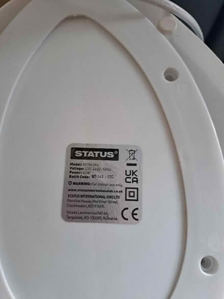 Photo of free 12" Desk Fan (Harefield SO19) #2