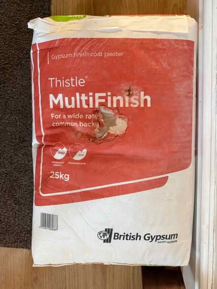 Photo of free 25kg bag of Multifinish plaster (Farnworth Widnes WA8) #1