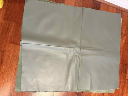 Photo of free green leather (Jacksons Lane, Billericay) #1