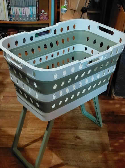 Photo of free Folding laundry basket on legs (Rowner PO13) #1