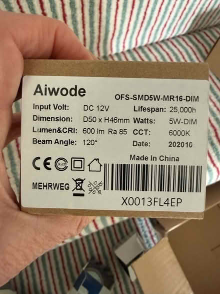 Photo of free Light bulbs (Crown Wood RG12) #2