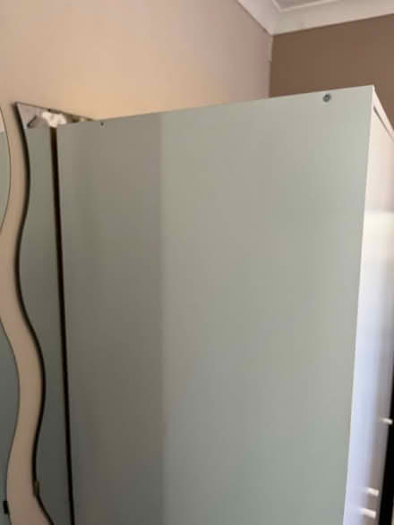 Photo of free White IKEA 3 door wardrobe (Cardiff, llandaff CF5) #2