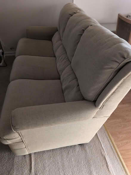 Photo of free Dark cream ( yellowish) 3 seater sofa. (Foxwood YO24) #2