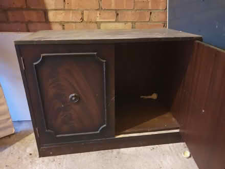 Photo of free Wooden cabinet (Fishponds) #1