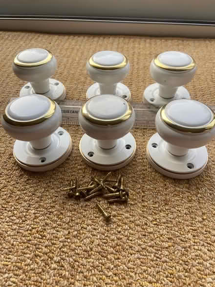 Photo of free 3 pairs of ceramic door handles (IP22 2QZ) #2