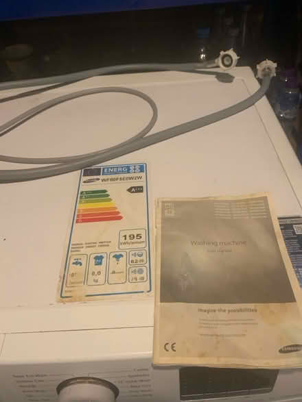 Photo of free Samsung washing machine (Basingstoke RG22 Hatch Warren) #2