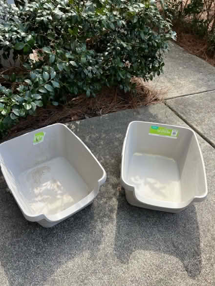 Photo of free 2 litterboxes (Morgan Falls. No Sandy Springs) #1