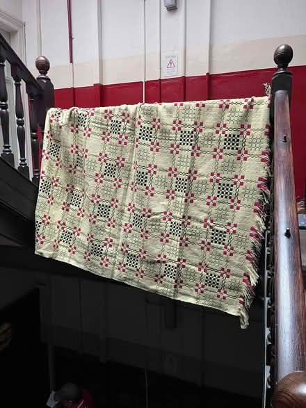 Photo of free 1960s welsh blanket - double sided (G12 9RY - Hyndland) #1