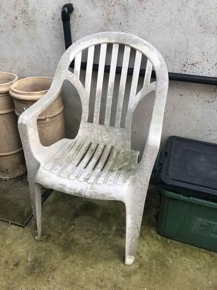 Photo of free Plastic garden chair (Eltham SE9) #1