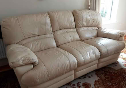 Photo of free 3 seater recliner sofa and armchair (Kilcoole. Co Wicklow) #1