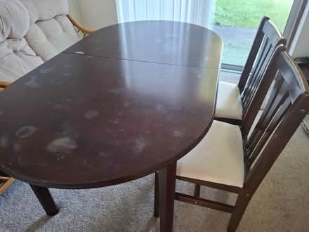 Photo of free Dining table and 4 chairs (Shinfield RG6) #1