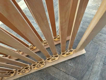 Photo of free 2x single slatted bed bases (Chiswick London W4) #2