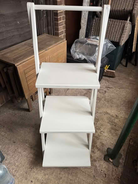 Photo of free Tall wood shelves (ME10) #3