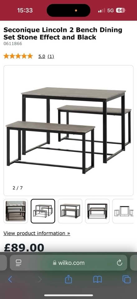 Photo of free Dining table (Kt12 2bz) #2