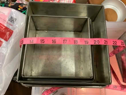 Photo of free Square Cake Tins (DA1) #3