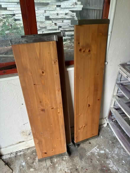Photo of free 3 wooden shelves (Doddinghurst CM15) #1